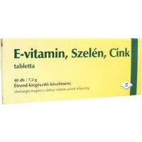 Sepharma E vitamin Szelén Cink tabletta