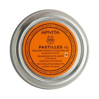 Apivita Édesgyökér-ánizs ízű torokpasztilla, propolisz kivonattal, C-vitaminnal és édesítőszerekkel