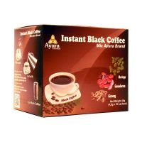 Ayura Herbal Instant Black Coffee steviaval
