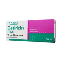 Cetirizin-Teva 10 mg filmtabletta (régi neve: Cetirizin-Ratiop) (Pingvin Product)