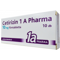 Cetirizin 1a Pharma 10 mg filmtabletta (Pingvin Product)