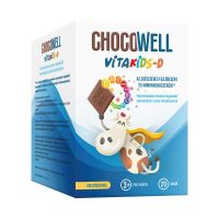 Chocowell VitaKids-D étrend-kiegészítő tejcsokoládé