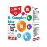 Dr.Herz B-komplex max+C-vitamin+inozitol+szerves cink kapszula