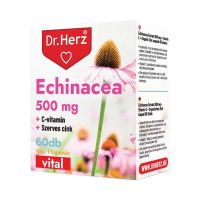 Dr. Herz Echinacea 500 mg + C-vitamin + szerves cink kapszula