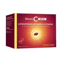 Novo C Plus liposzómás retard C-vitamin lágykapszula csipkebogyóval