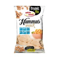 White snack bio hummus snack GM (Pingvin Product)