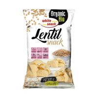 White snack bio lencse snack (Pingvin Product)