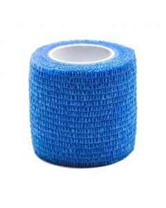 Öntapadó rug.kötésrögzítő pólya kék (5cmx4,5m)