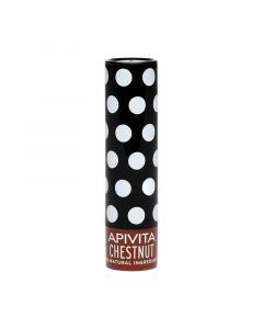 APIVITA Ajakápoló stift színezett, Gesztenyével (Pingvin Product)