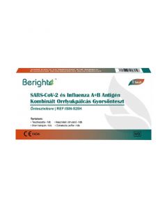 Beright Covid-19 Ag és influenza A+B kombinált gyorsteszt otthoni használatra