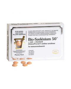 Bio-Szelénium 50 + cink + vitaminok tabletta