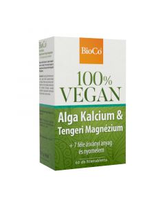 BioCo Vegan Alga Ca tengeri Mg filmtabletta