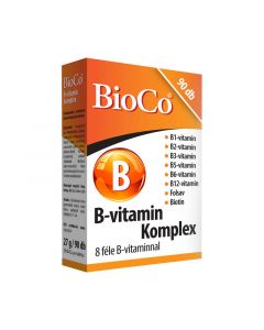 BioCo B-vitamin komplex étrend-kiegészítő tabletta