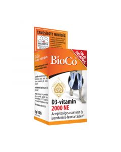 Bioco D3 vitamin 2000NE étrend-kiegészítő 