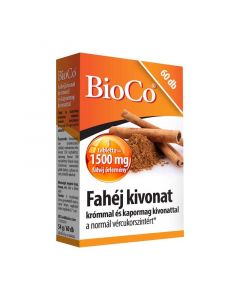 BioCo Fahéj kivonat tabletta
