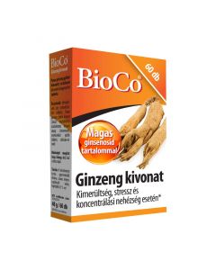 BioCo Ginzeng kivonat tabletta