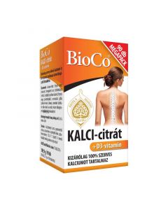 BioCo KALCI-citrát + D3-vitamin filmtabletta