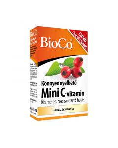 BioCo Mini C-vitamin retard tabletta csipkebogyós