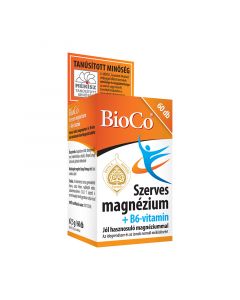 BioCo szerves magnézium +B6-vitamin tabletta