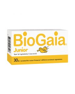 BioGaia Junior étrendkiegészítő rágótabletta eper