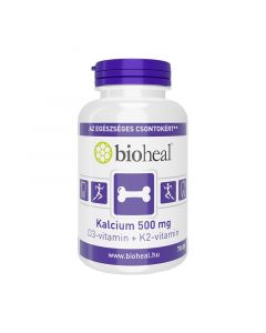 Bioheal Kalcium 500mg + D3-vitamin+ K2-vitamin filmtabletta
