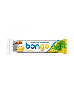 Bongo tejcsokiba mártott kókuszos szelet banánnal