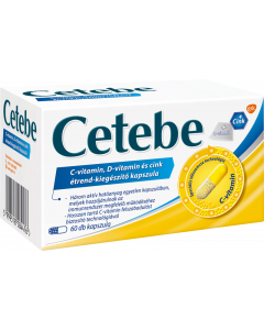 Cetebe C-vitamin+ cink+ D-vitamin kapszula (Pingvin Product)