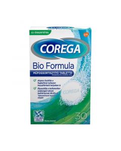 Corega Tabs Bio Formel műfogsortisztító tabletta