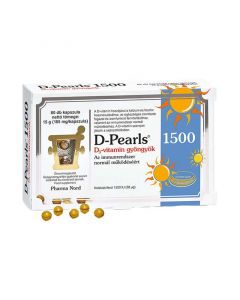 D-Pearls 1500 D3 vitamin gyöngyök kapszula (Pingvin Product)