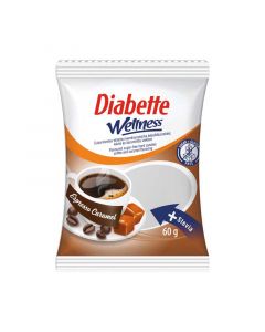 Diabette Wellness kávé és karamell ízű cukorka steviával