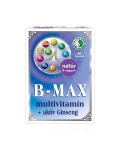 Dr. Chen B-Max multivitamin + aktív Ginseng tabletta