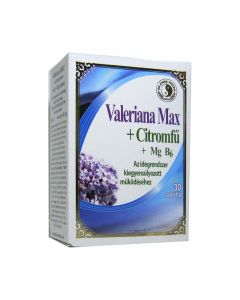 Dr. Chen Valeriana MAX+citromfű+B6 tabletta