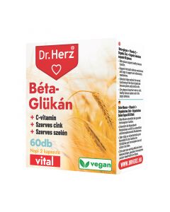 Dr. Herz Béta-Glükán + szerves cink, szelén + C-vitamin