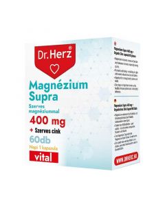 Dr.Herz Mg Supra 400 mg+Szerves Cink kapszula
