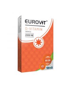 Eurovit D-vitamin 2000 NE étrendkiegészítő tabletta