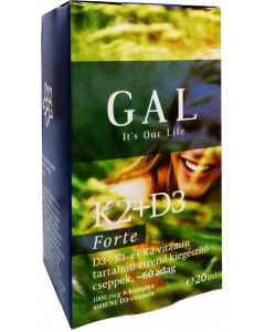GAL K2+D3 vitamin Forte cseppek - 20ml