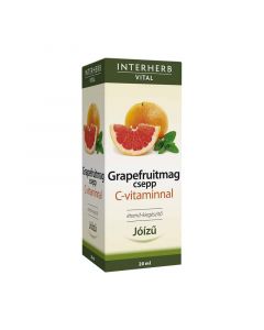 Grapefruitmag csepp C-vitaminnal INTERHERB (Pingvin Product)