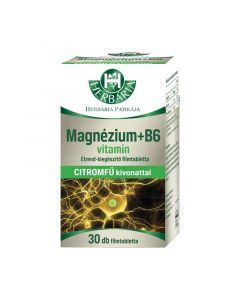 Herbária Magnézium+ B6+ citromfű filmtabletta 