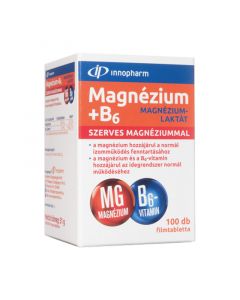 Innopharm Magnézium-laktát + B6-vitamin filmtabletta