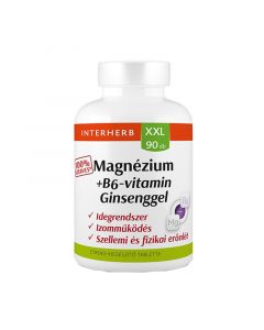 Interherb XXL Magnézium+ B6- vitamin ginsenggel