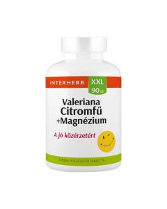 Interherb XXL Valeriana Citromfű+Magnézium tabletta