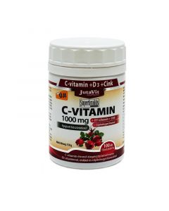 JutaVit C-vitamin 1000 mg +D3+Cink retard filmtabletta csipkebogyóval