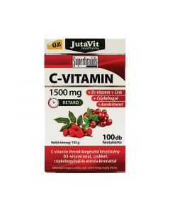 JutaVit C-Vitamin 1500mg+Acerola+D3+Cink+Csipkebogyó 100db (Pingvin Product)
