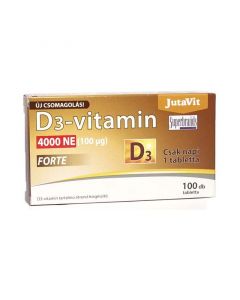 JutaVit D3-vitamin 4000 NE forte étrend-kiegészítő tabletta