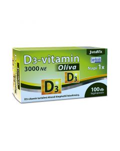 Jutavit D3-vitamin 3000NE Olíva lágykapszula