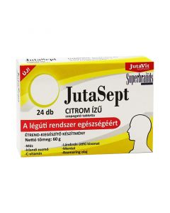 JutaVit Jutasept szopogató tabletta Citrom (Pingvin Product)