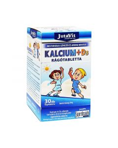 JutaVit Kalcium+D3 rágótabletta Gyermekeknek (Pingvin Product)