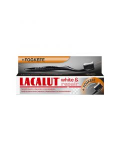 Lacalut fogkrém White & Repair + Black Edition fogkefe