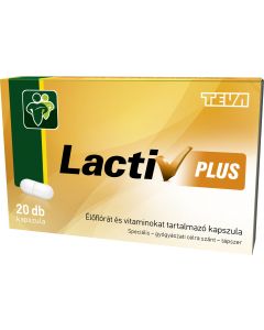 Lactiv Plus élőflórát tartalmazó étrendkiegészítő kapszula 