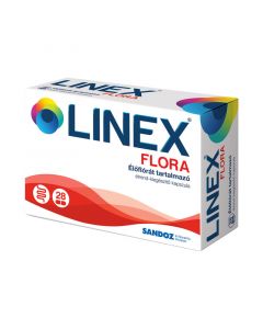 Linex Flora élőflórát tartalmazó étrend-kiegészítő kapszula